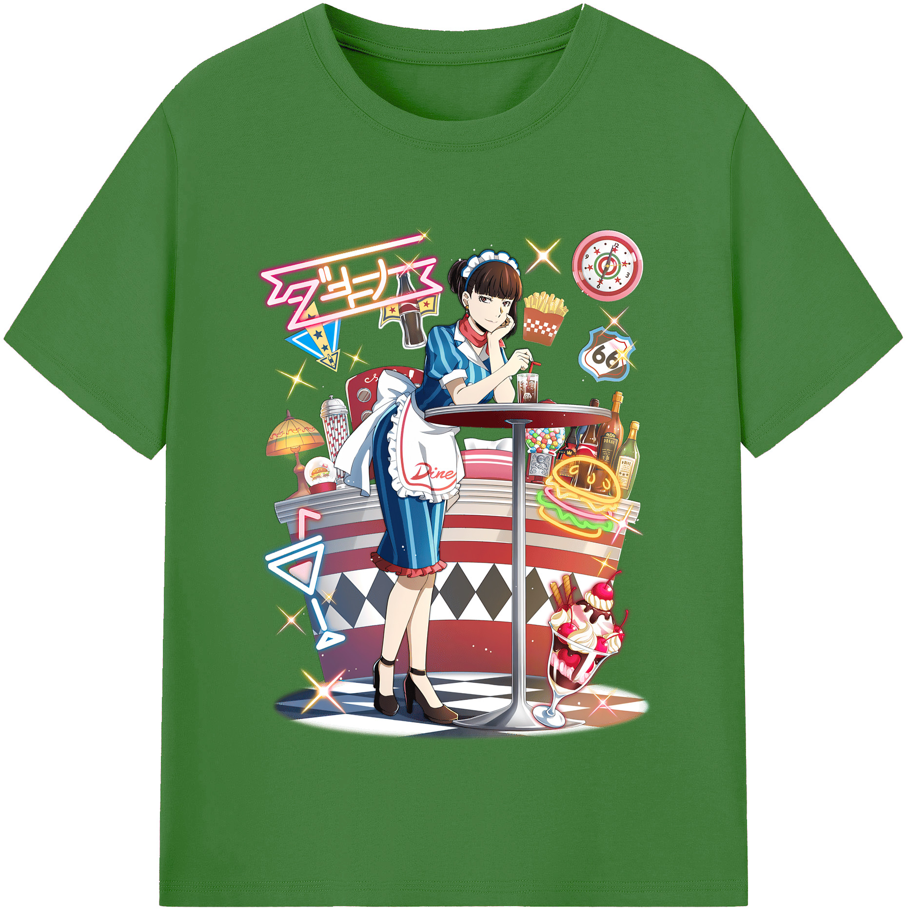 （画像用） 文豪ストレイドッグス Bungo Stray Dogs レディースカジュアルプリントTシャツ（綿100％）